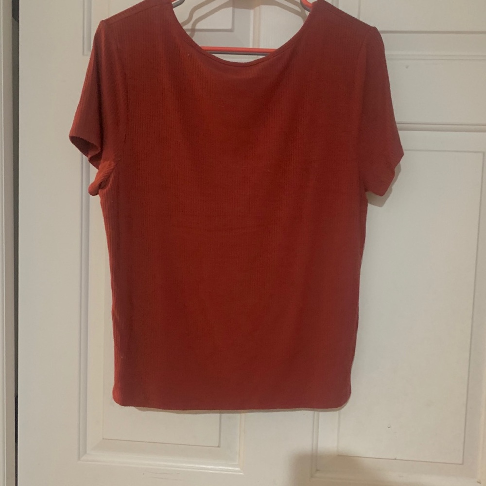 A new day wide necked tee